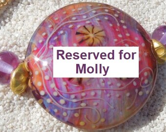 SOUTHWEST SUNRISE, Collier Cristal, Collier Perles de Verre, Pendentif Rose Floral Collier Perles d’Or, Joli Collier Pour Femme