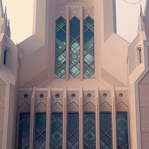 San Diego, California Temple Close-Up