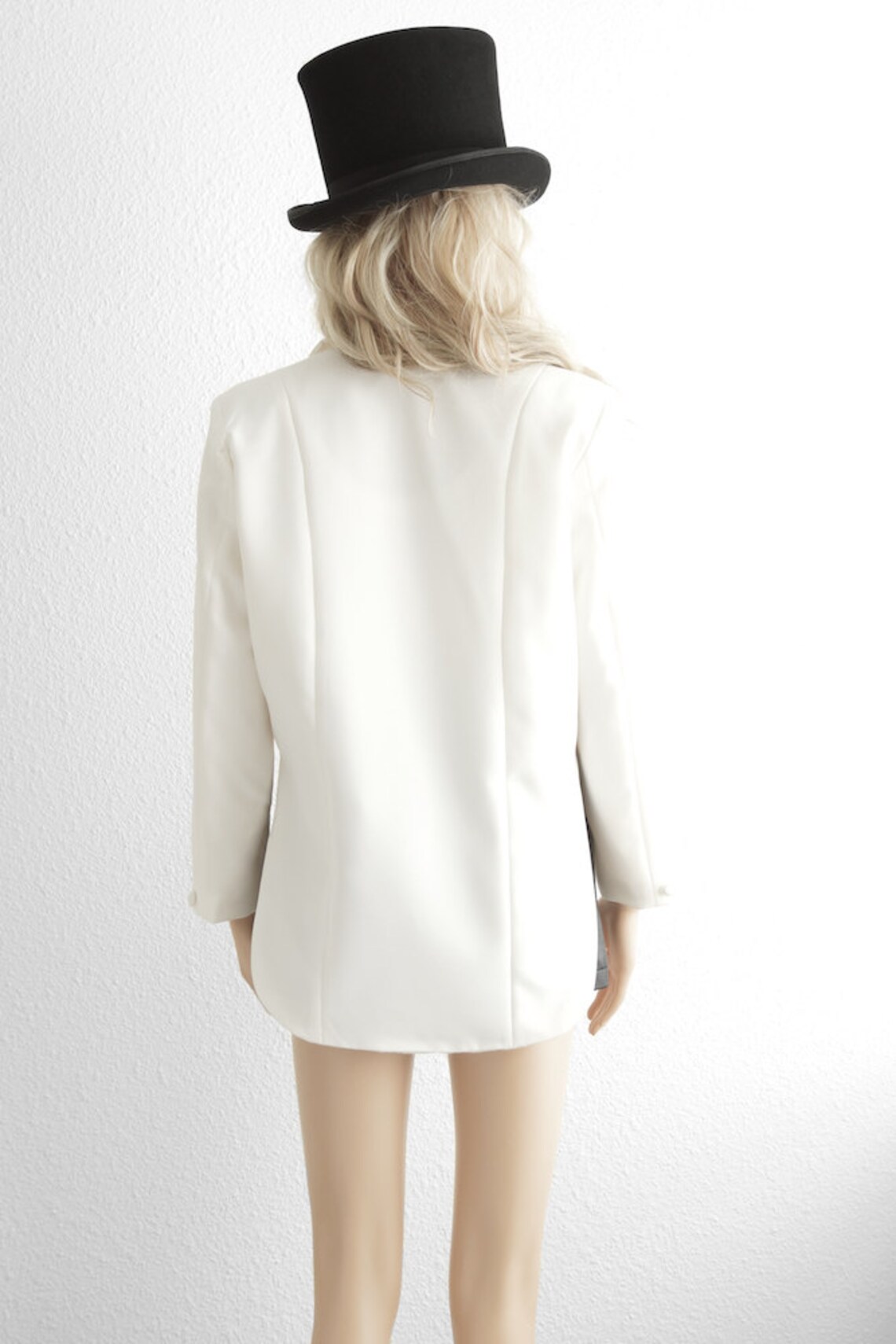 White Tux Tails Jacket Womens Tuxedo Jacket Tailcoat Steampunk Etsy