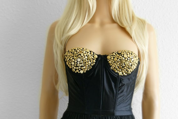 studded bustier top