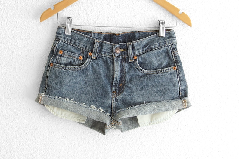 size 0 denim shorts