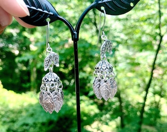 Forest Jhumka Earrings by MinouBazaar