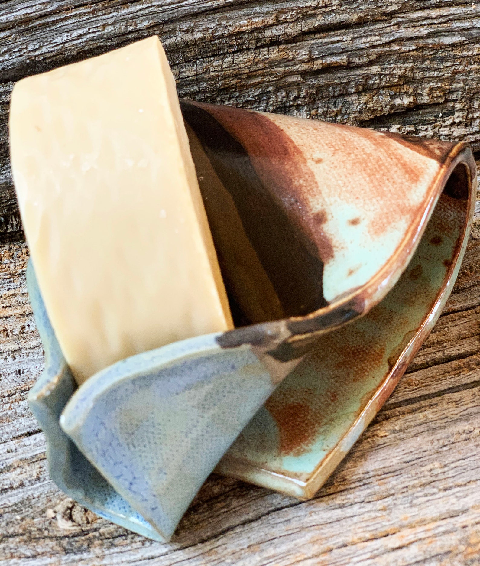 Folded Soap Dish unique stoneware art Etsy