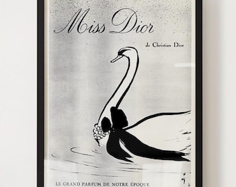 Póster de diseño elegante / Arte mural en blanco y negro / Decoración estilo Estocolmo