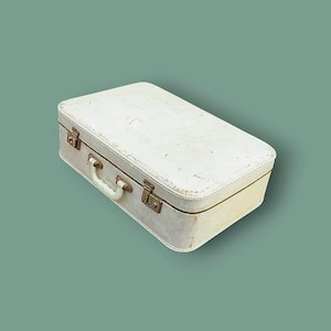 Ancienne valise publicitaire en carton – “Ça-va-seul”, Belgique - années 40