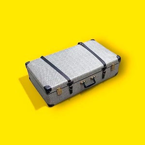Grande valise en carton des années 50