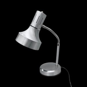 Vintage Veneta Lumi side lamp – Made in Italy – aluminum and chrome – 70s