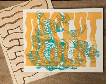 Desert - Block Print