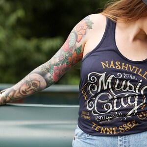 City Etch Racerback Top (black)