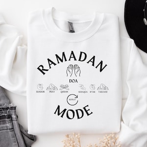Ramadan Mode Sweatshirt, Family Ramadan Shirt, Ramadan Mubarak Shirt, Ramadan Kareem Shirt, Muslim Shirt, Eid Mubarak Sweatshirt, DP6218