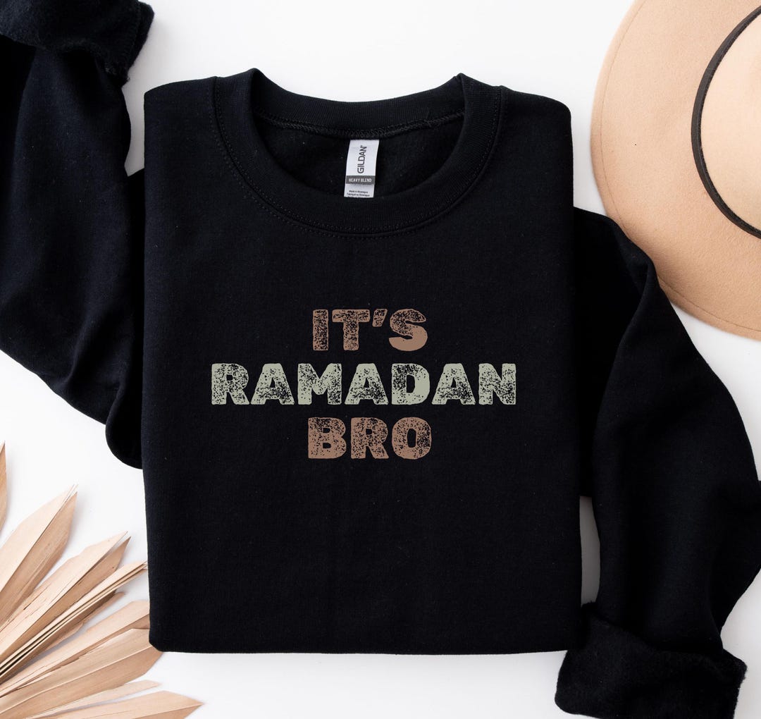 Islamic Bro Shirt, It's Ramadan Bro Shirt, Muslim Sweatshirt, Ramadan ...
