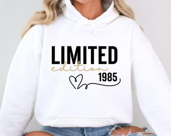 Limited Edition Hoodie, 1994 Birthday Hoodie, Custom Birthday Shirt, 21st Birthday Top, 40th Birthday , 50th Bday Gift, Personalised Hoodie