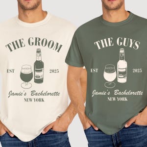 The Groom And The Guys Party Shirt, Bachelor Party Shirt, Bachelorette Men Shirt, Groomsmen Shirt, Wedding Party Shirt, Groom's Friends