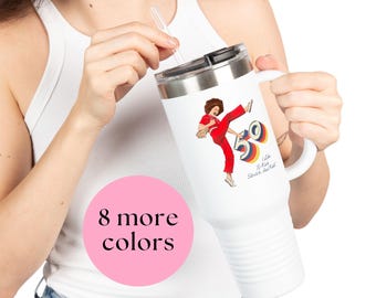 Sally O'Malley is 50 Travel Mug, I'm 50 and I like to Kick, 50th birthday gift,50 year old,50th birthday Mug, Meme Mug,Mug for women,Tumbler