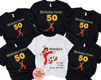 I&#39;m 50 and I like to Kick, Sally O&#39;Malley is 50 Shirt, 50th birthday gift, 50 year old, 50th birthday T-Shirt, Funny Shirt,50th group shirts