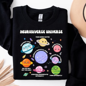 Autism Awareness Shirt, Neurodiverse Universe Shirt, Sped Teacher Shirt, Space Neurodiversity Shirt, Special Education Shirt, Autism Tees
