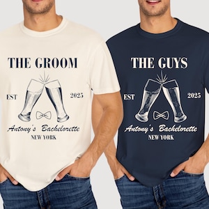 The Groom And The Guys Party Shirt, Bachelor Party Shirt, Bachelorette Men Shirt, Groomsmen Shirt, Wedding Party Shirt, Groom's Friends