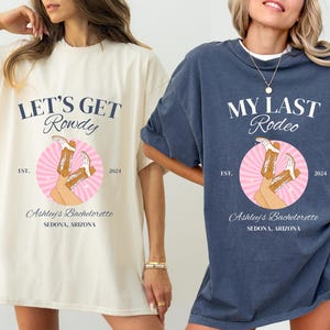 Custom Last Rodeo Bachelorette Shirts, Same Cowboy Forever Shirt, Hoedown Country Bach, Austin Bachelorette Shirt, Cowgirl Bridal Shirt