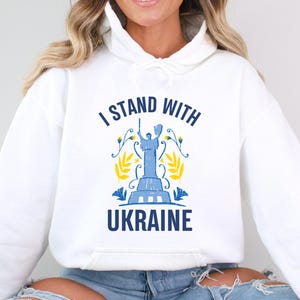 Stand with Ukraine Shirt, Support Ukraine T-Shirt, Ukrainian Solidarity Tee, Russia Ukraine War T-Shirt, Anti Trump Shirt, Political Shirt