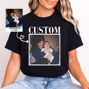 Custom Vintage Photo And Year, Custom Shirt With Picture Personalized 30th, 40th Birthday Gift Vintage 30th Birthday Party Vintage Est 1995