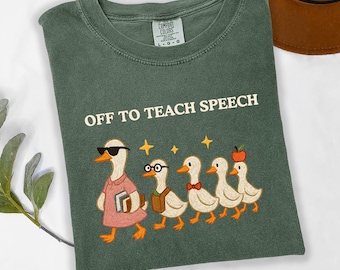 Comfort Colors Speech Therapist Shirt: SLP Gift, Communication Specialist