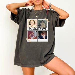Personalized 30th Birthday Shirt, Custom Photo Year Vintage 1995 Comfort Colors Shirt, Custom Year Birthday Shirt, 30th 40th Birthday Gift