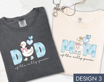 One Silly Goose 1st Birthday Matching Family Shirt, Goose Birthday First Birthday, Mama Goose Shirt, Daddy Goose Shirt, Silly Goose Shirt