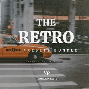 10 Classic Retro Street Presets | Vintage Film Lightroom Bundle | Urban Photography Filters