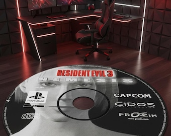 Resident Evil 3 CD Rug: Gamer Room Decor, Washable Play Mat