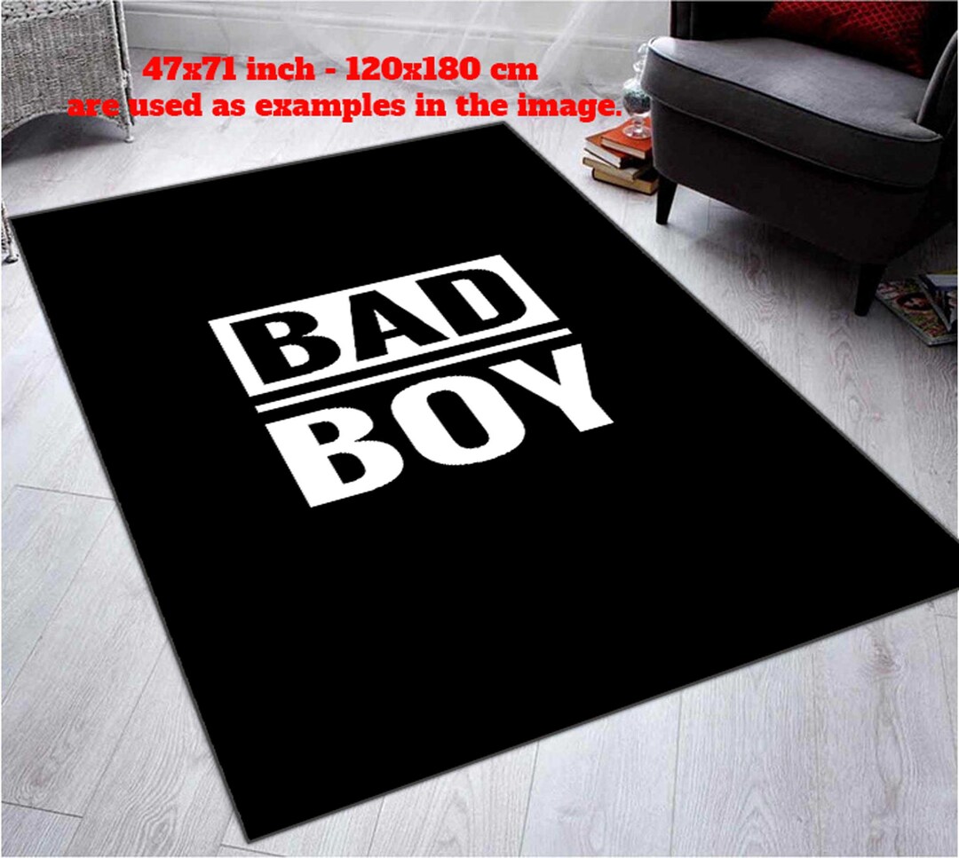 Homeboy Rug BAD BOY Area Rug: Man Cave Decor, Military Design - Etsy