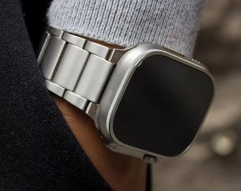 Titanium Metal Strap Band For Apple Watch Ultra 1 2 3 Series 9 8 7 6 5 SE 42/45/49mm