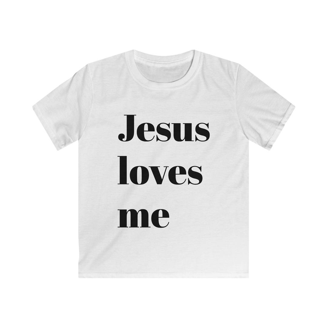 Kids Christian Shirt, Jesus Kids Shirt, Religious Apparel, I Love Jesus ...