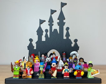 Castle Themed Minifigure Display Stand, holds 18 figures.