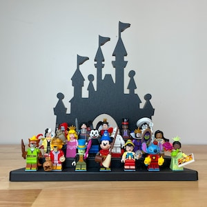 Castle Themed Minifigure Display Stand, holds 18 figures.