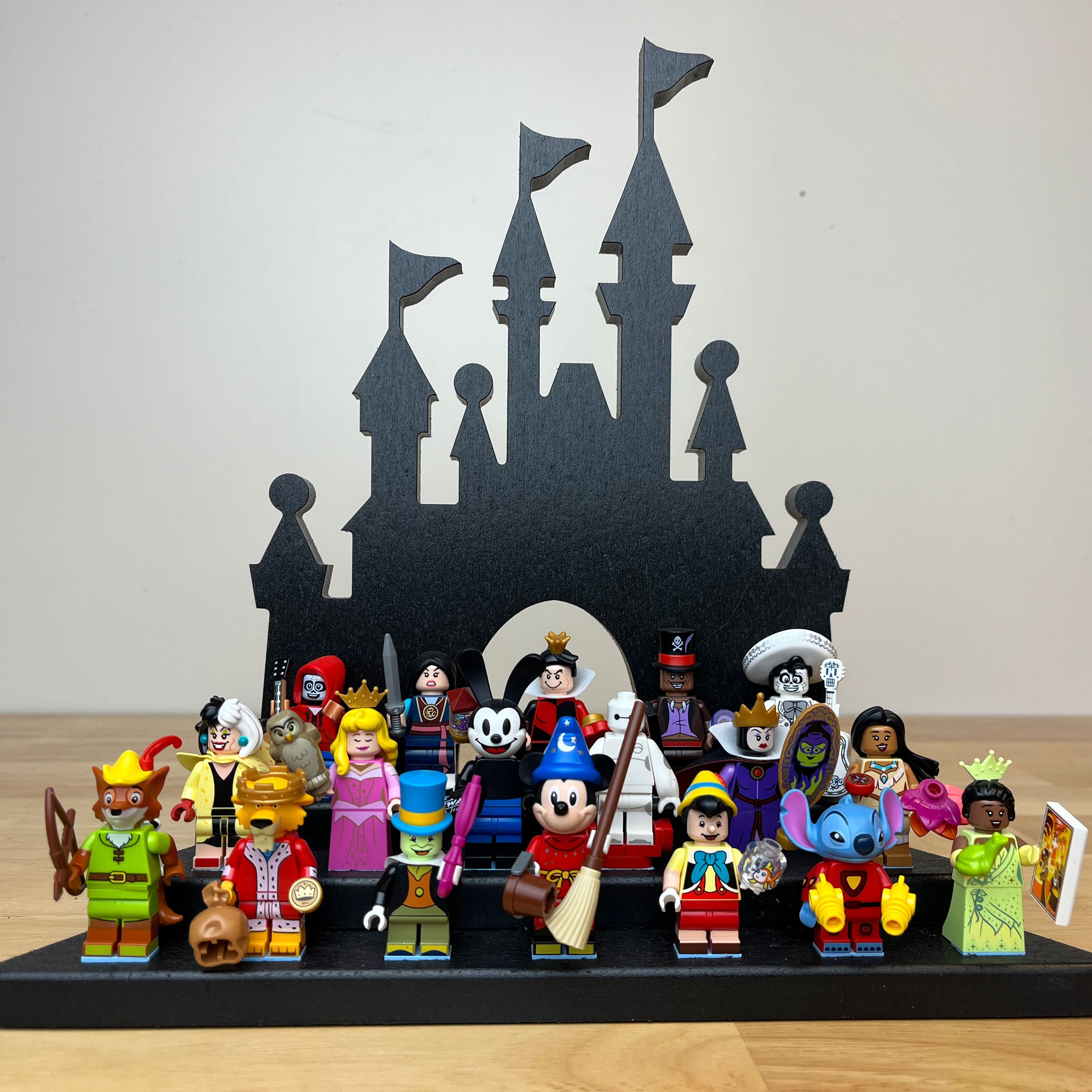 Castle Themed Minifigure Display Stand, Holds 18 Figures. - Etsy