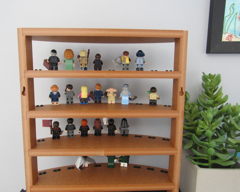Large Curved Display Shelf/Stand for LEGO® Minifigures Bright Etsy