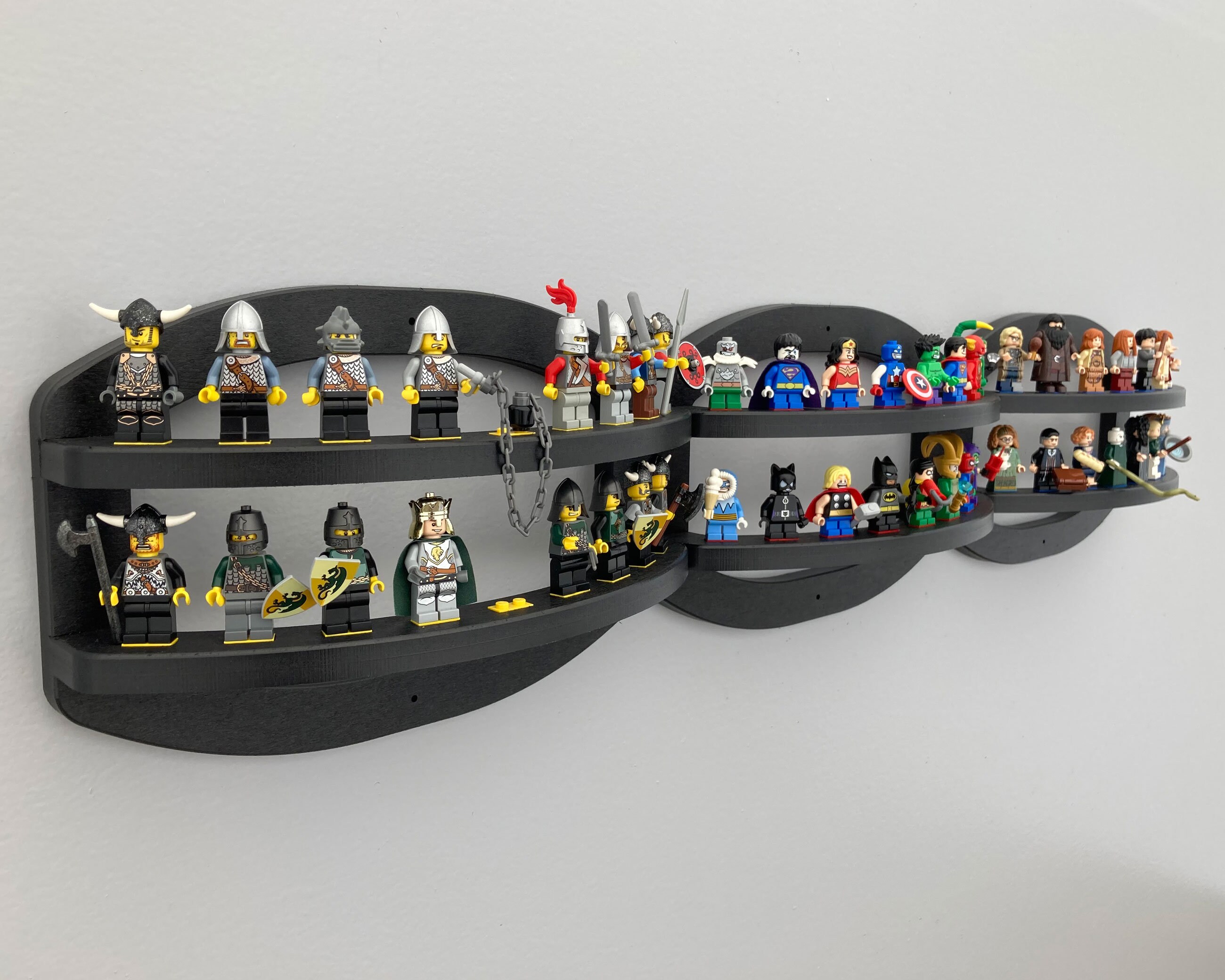 Oval Minifigure Display Shelf, Easy to Install and Looks Great on the ...