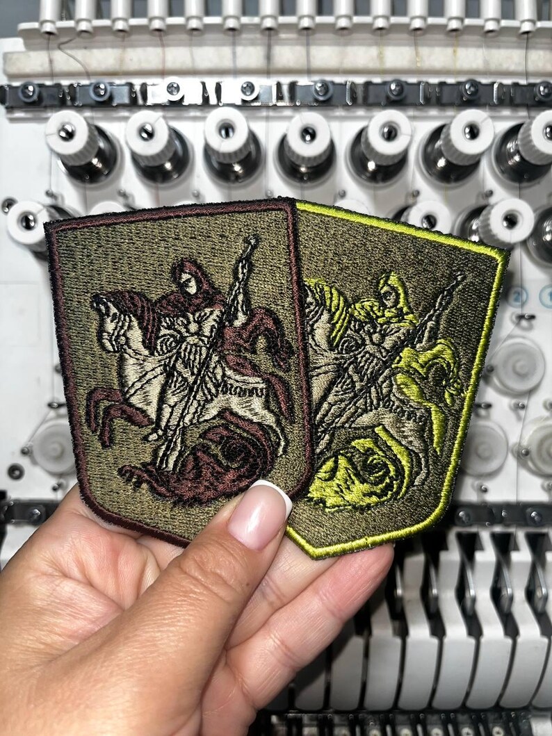 Saint George Patch: Embroidered Orthodox Christian Icon - Iron-on/sew ...