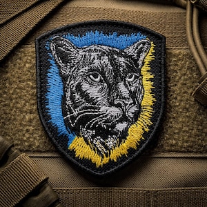 Black Panther-patch, tactische wilde kat-badge voor jas, rugzak en uitrusting