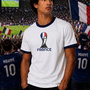 France 2026 Vintage Football Soccer Tshirt jersey image 1