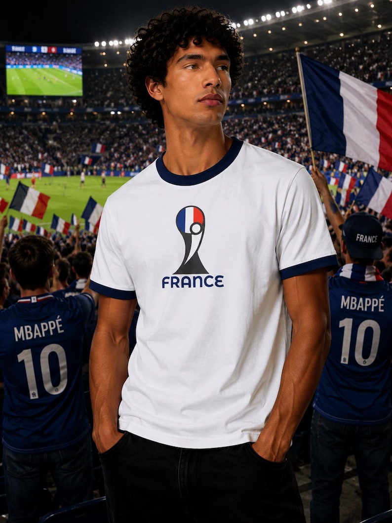 France 2026 Vintage Football Soccer Tshirt jersey image 1