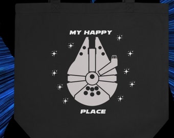 Millennium Falcon Tote Bag: Star Wars Geeky Gift, Eco-Friendly