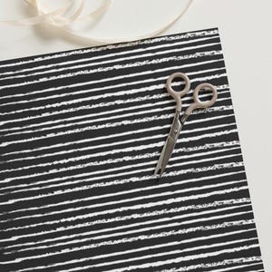 Jack Skellington Gift Wrapping Paper - 3 Sheets, Halloween Pinstripe Design, Perfect for Parties & Gifts
