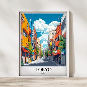 Tokyo Travel Print - Japan, Tokyo Poster, Japan Poster, Birthday present, Wedding Gift, Custom Text, Personalised Gift, Poster