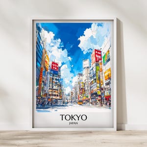 Tokyo Travel Print - Japan, Tokyo Poster, Japan Poster, Birthday present, Wedding Gift, Custom Text, Personalised Gift, Poster