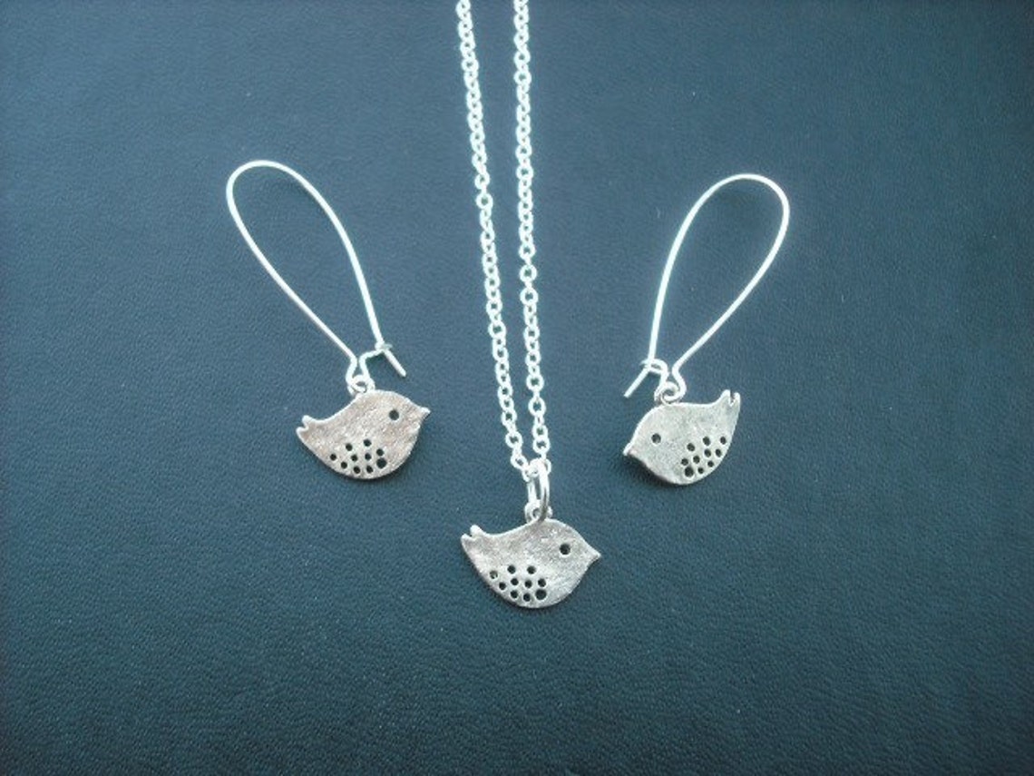 Love Bird Earring Charm 9K