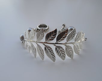 a touch of life bracelet - silver brass