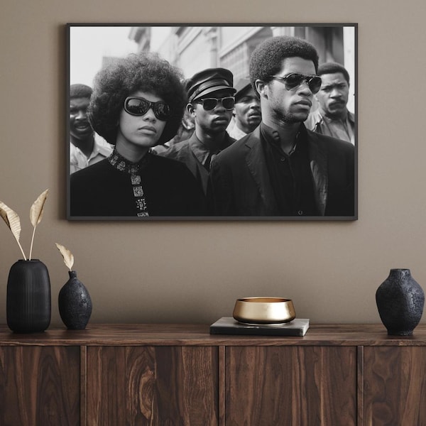 Power and Unity – Vintage Black History Digital Print