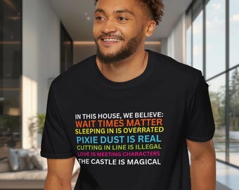 In This House We Believe Disney Shirt, Family Vacation Tee