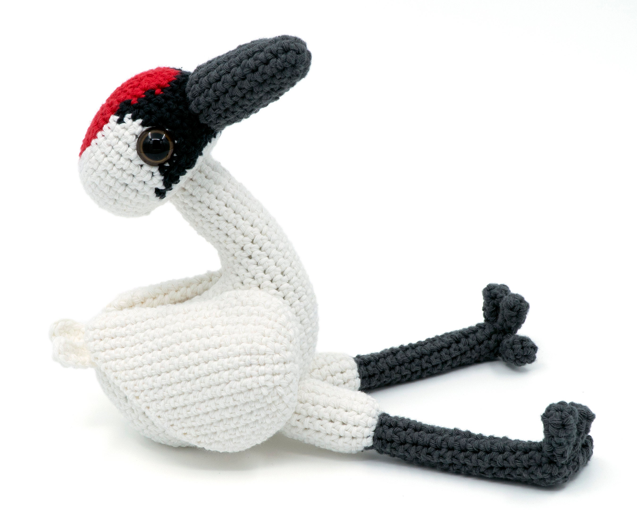 Whooping Crane Amigurumi Pattern
